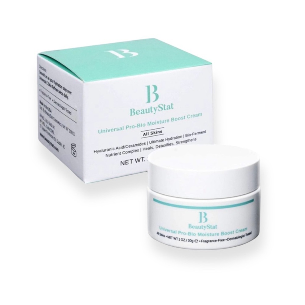 BeautyStat Cosmetics Pro-Bio Moisture Boost Cream -‎ All Skins, Full Sized